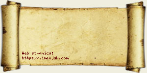 Jadranka Poljaković vizit kartica